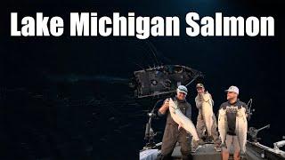 Catching Huge Lake Michigan Salmon with James Lindner