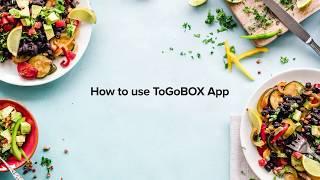 How to use ToGoBOX app