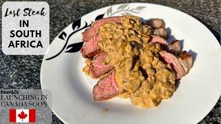 Beef Rump Steak Recipe | Best Mushroom Sauce by Xman & Co