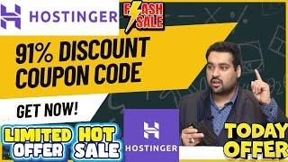 Amazing Hostinger Hosting Discounts 2024 Revealed! 91% Coupon Code Link