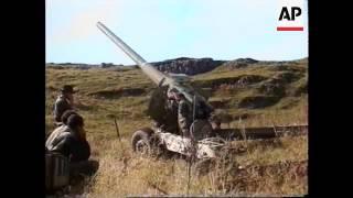 Bosnia - Banja Luka Front Line Fighting Continues