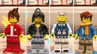 The LEGO Ninjago Movie Videogame - How to Unlock all Ninjas (High School)