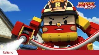  Sicurezza antinncendio con Roy | Ep. 05 | Robocar poli italiano