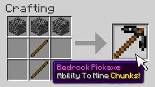 Minecraft, But You Can Craft Bedrock Items