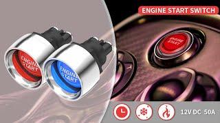 Upgrade Your Ride with the Push Button Engine Start Switch! Start Your Engine in Style!