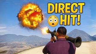 RPG VS FLYING CARS GTA 5 STUNT RACE CHALLENGE 