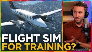 Does Flight Simulator help ACTUAL pilot training?