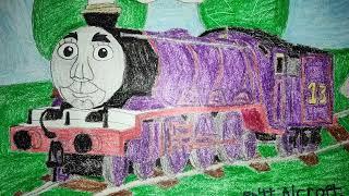 thomas and friends series christopher the big purple engine's theme