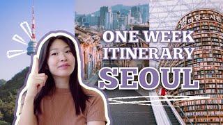 how to spend a week in seoul  itinerary for first-time visitors