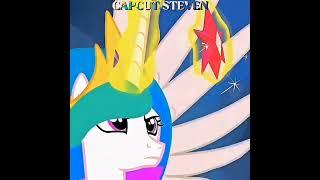 The battle of the sisters #luna #celestia #mlp