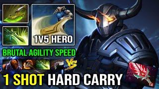 BRUTAL GOD STRENGTH 100% Crit Hard Carry Sven Hit Like a Truck vs Late Game Anti Mage Dota 2