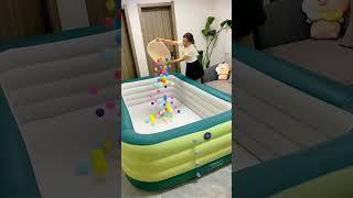 Bể phao bơi gia đình loại tốt #Shorts #trangreview