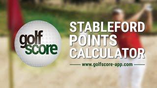 Golf Score app - Stableford points calculator