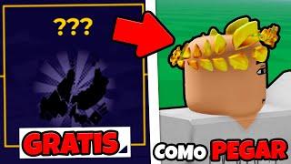 ULTIMO ITEM GRÁTIS DO EVENTO THE GAMES COMO PEGAR COROA DOURADA GRÁTIS COMO PEGAR NO ROBLOX