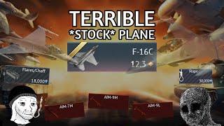 *Stock* F-16C PAINFUL grind experience! (The WORST stock jet?) | Radar missiles doesn't work