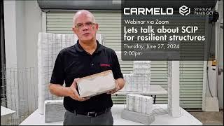 Let's talk about our SCIP Building System for resilient structures on June 27 at 2pm