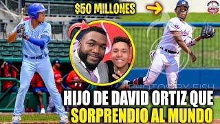 Lo que NO SABÍAS de D'ANGELO ORTIZ el hijo de DAVID ORTIZ que SORPRENDIÓ al MUNDO con su PODER | MLB