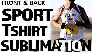 How to sublimate multiple designs on the front and back of a shirt. Easy tutorial