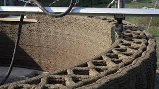 3D print earth house with Crane WASP | higher and higher