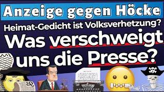 Anzeige gegen Höcke: Heimat-Gedicht ist Volksverhetzung? Was verschweigt die Presse? [Meinungspirat]