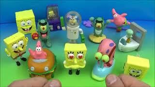 2004 SPONGEBOB SQUAREPANTS THE MOVIE SET OF 12 BURGER KING COLLECTION VIDEO REVIEW