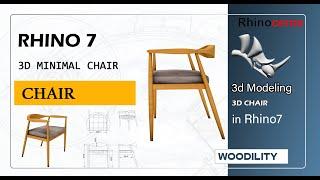 rhino tutorial- how to 3d model modern chair