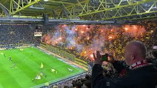 Choreografie der Südtribüne am 22.02.2025