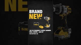 NEW from DEWALT® | 18V XR 3-Speed Hammer Drill Driver 8AH Kit (DCD1007WW1T-XE)