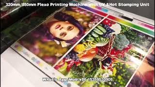 1-8 Colors UV Printing Machine Flexo Printing Machine