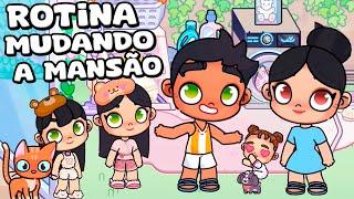 ROTINA MUDANDO A NOVA MANSÃO | AVATAR WORLD ROTINAS e HISTÓRIAS Com Bebê