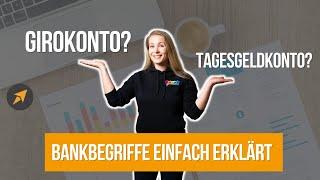 Girokonto? Tagesgeldkonto? - Finanzbegriffe in EINER MINUTE erklärt!