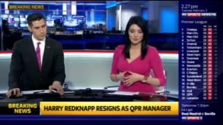 Harry Redknapp has resigned as QPR Manager!