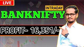 Banknifty Live Trading / Profit 16.3K+ / 25-07-2024