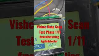 Vishco Deep Scan Metal Detector Test Phase 1st of 11