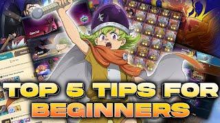 5 Pro Tips for New Players in 7DS Grand Cross