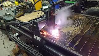 Plasma cut 1" thick steel with Crossfire XR Hypertherm Powermax 65Sync