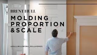 Molding Scale and Proportion. How to size moldings in a room.