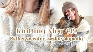 Ester Sweater od PetiteKnit Wzloty i Upadki! Nowe Włóczki Walentynkowe Prezenty | Knitting Vlog #19