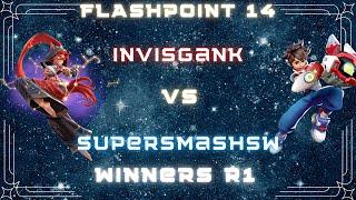 FlashPoint 14 - Winners R1 - Invisgank vs supersmashsw - Flash Party