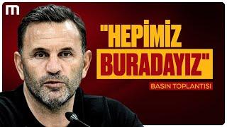 Galatasaray Teknik Direktörü Okan Buruk Basın Toplantısı | Canlı Yayın