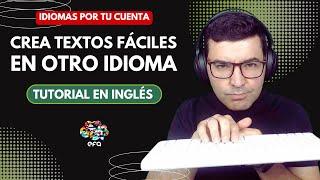 Aprende idiomas con textos fáciles de entender.