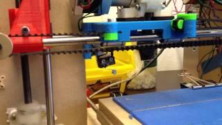 MatterHackers RepRap Mendel90 Preparing to Printing with Auto Calibration and Bed Leveling