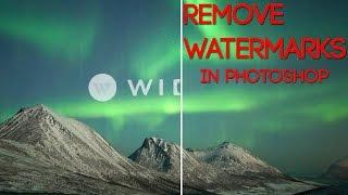 Watermark Removal in UNDER One Minute (Photoshop) - How To Web