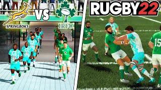 SPRINGBOKS vs IRELAND - July Internationals 2024 - Rugby 22 Gameplay &Commentary Legend Difficulty