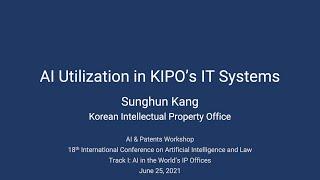 AI Utilization in KIPO’s IT Systems (AI & Patents 2021)