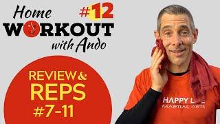 Martial Arts for Beginners - Home Workout #12 - Review & Reps