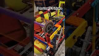 3 motor 15:1 ratio intake | Vex IQ Rapid Relay #robotics #vexiq #vex #fast