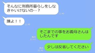 【LINE】結婚後3年経っても妊娠しな私を不妊と決めつけ離婚を強要した義母が逮捕された→半年後、出所してきた姑にある報告してやった時の慌てっぷりがｗ