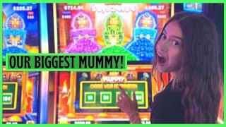 WE GOT OUR BIGGEST MUMMY YET!!! On Mo' Mummy Slot Machine!!!