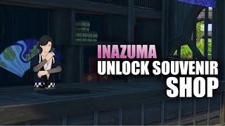 Unlock souvenir shop Inazuma - Genshin Impact